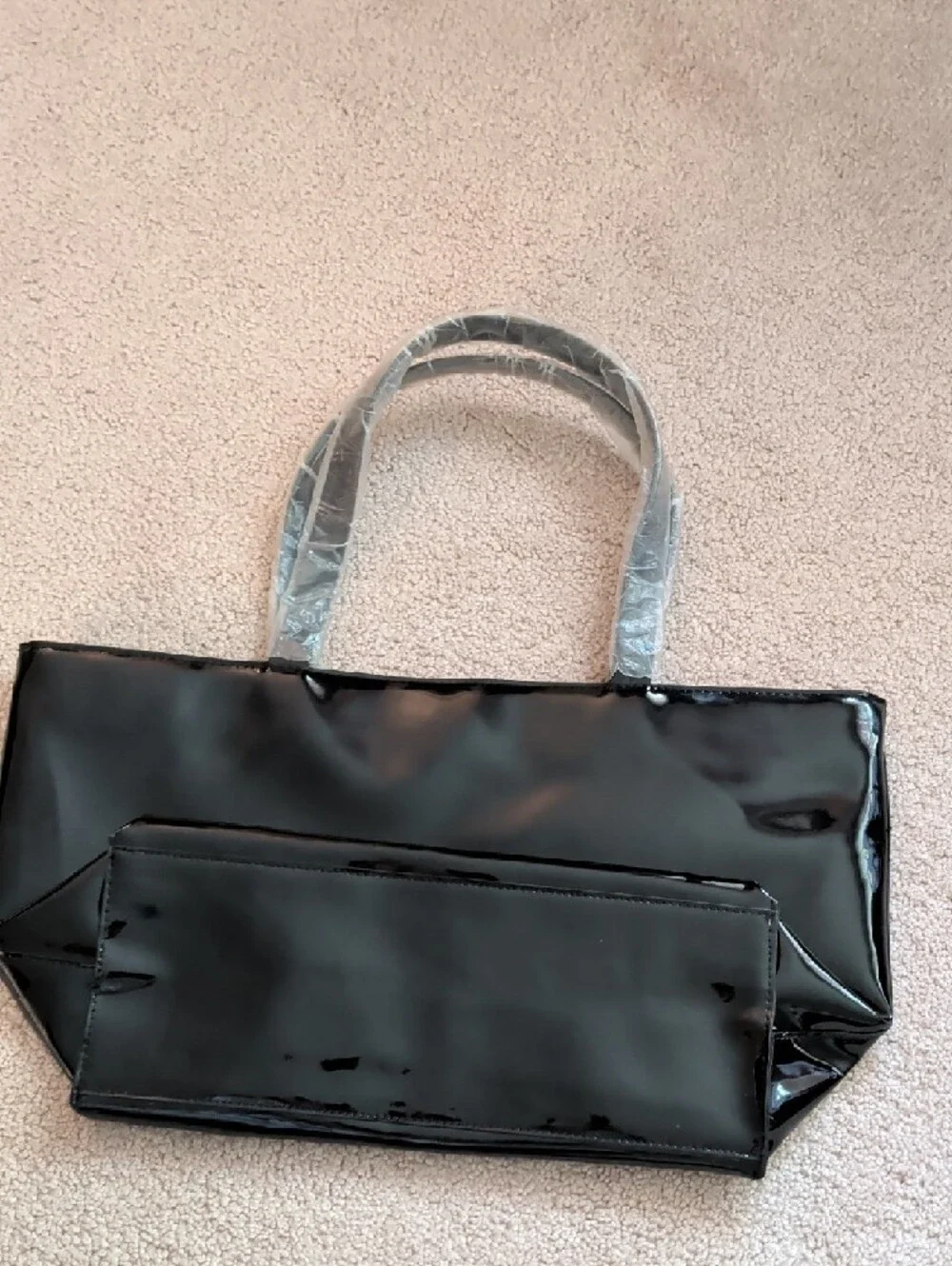 Givenchy Black Patent Tote with Gloss Finish - Picture 3 of 6